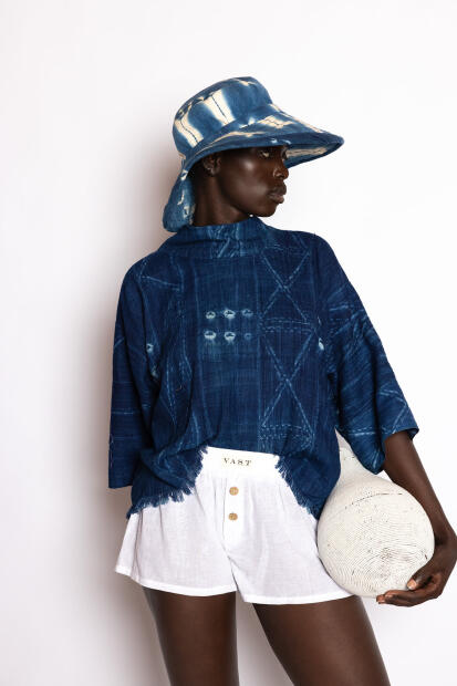CHEROKEE TOP | INDIGO