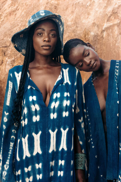 AYITA ROBE | INDIGO