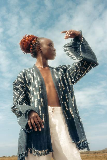AYITA ROBE | INDIGO