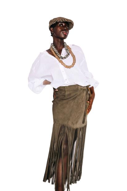 ALONA FRINGE SKIRT